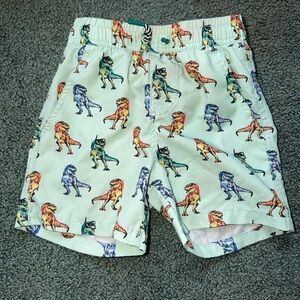 Andy & Evan Multicolor Dinosaur Print Kids Shorts